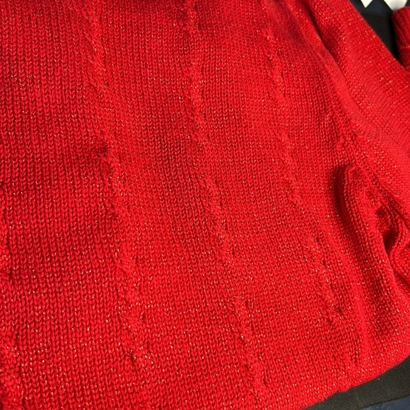 Traditional red sparkle sweater, Tabi International - Picture 3 of 6